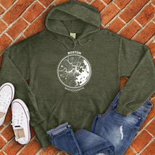 Load image into Gallery viewer, Boston Map Hoodie