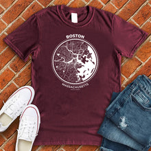 Load image into Gallery viewer, Boston Map Tee