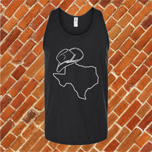 Load image into Gallery viewer, Texas State Hat Unisex Tank Top