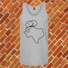 Load image into Gallery viewer, Texas State Hat Unisex Tank Top