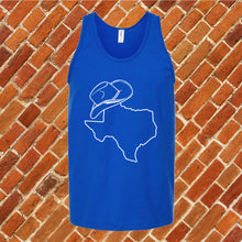 Load image into Gallery viewer, Texas State Hat Unisex Tank Top