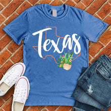 Load image into Gallery viewer, Texas Cactus Flower Tee
