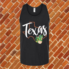 Load image into Gallery viewer, Texas Cactus Flower Unisex Tank Top