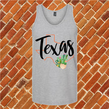 Load image into Gallery viewer, Texas Cactus Flower Unisex Tank Top