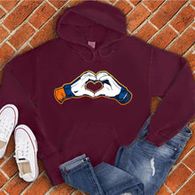 Load image into Gallery viewer, Houston Baseball Heart Hands Hoodie