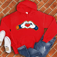 Load image into Gallery viewer, Houston Baseball Heart Hands Hoodie