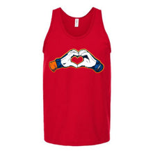 Load image into Gallery viewer, Houston Baseball Heart Hands Unisex Tank Top