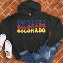 Load image into Gallery viewer, Colorado Word Art Hoodie