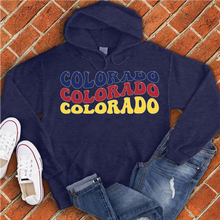 Load image into Gallery viewer, Colorado Word Art Hoodie