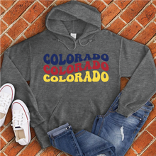 Load image into Gallery viewer, Colorado Word Art Hoodie