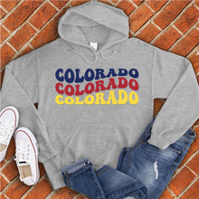 Load image into Gallery viewer, Colorado Word Art Hoodie