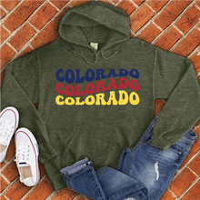 Load image into Gallery viewer, Colorado Word Art Hoodie