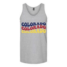Load image into Gallery viewer, Colorado Word Art Unisex Tank Top