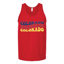 Load image into Gallery viewer, Colorado Word Art Unisex Tank Top