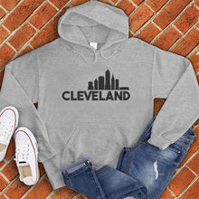 Load image into Gallery viewer, Cleveland Offset Skyline Hoodie