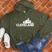 Load image into Gallery viewer, Cleveland Offset Skyline Hoodie