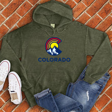 Load image into Gallery viewer, Colorado Line Flag Hoodie
