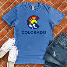 Load image into Gallery viewer, Colorado Line Flag Tee