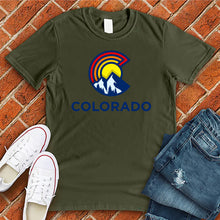 Load image into Gallery viewer, Colorado Line Flag Tee