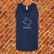 Load image into Gallery viewer, Minimalist Texas Unisex Tank Top