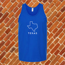 Load image into Gallery viewer, Minimalist Texas Unisex Tank Top