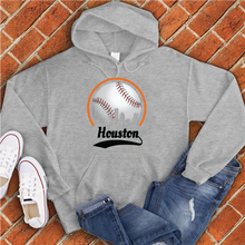 Load image into Gallery viewer, Baseball Houston City Outline Hoodie