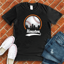 Load image into Gallery viewer, Baseball Houston City Outline Tee