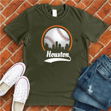 Load image into Gallery viewer, Baseball Houston City Outline Tee