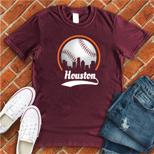 Load image into Gallery viewer, Baseball Houston City Outline Tee
