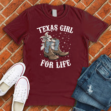 Load image into Gallery viewer, Texas Girl For Life Tee