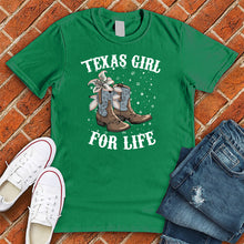 Load image into Gallery viewer, Texas Girl For Life Tee