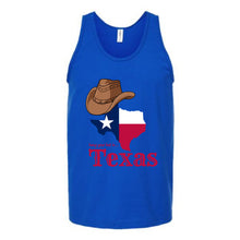 Load image into Gallery viewer, Texas Hang Your Hat Unisex Tank Top
