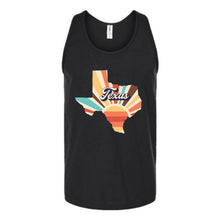 Load image into Gallery viewer, Retro Texas Sun Unisex Tank Top