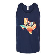 Load image into Gallery viewer, Retro Texas Sun Unisex Tank Top