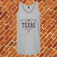 Load image into Gallery viewer, Texas Vintage Lone Star Unisex Tank Top