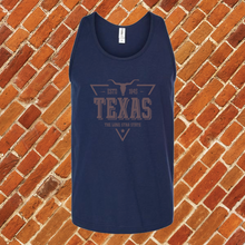 Load image into Gallery viewer, Texas Vintage Lone Star Unisex Tank Top
