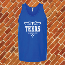 Load image into Gallery viewer, Texas Vintage Lone Star Unisex Tank Top