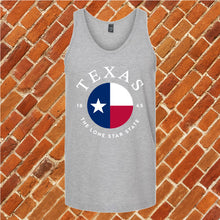 Load image into Gallery viewer, Texas Lone Star State Unisex Tank Top
