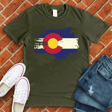 Load image into Gallery viewer, Colorado Weathered Flag Tee