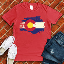 Load image into Gallery viewer, Colorado Weathered Flag Tee