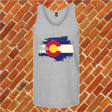 Load image into Gallery viewer, Colorado Weathered Flag Unisex Tank Top