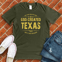 Load image into Gallery viewer, God Created Texas Tee