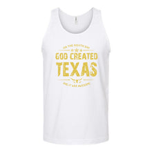 Load image into Gallery viewer, God Created Texas Unisex Tank Top