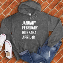 Load image into Gallery viewer, January February GONZAGA April Hoodie