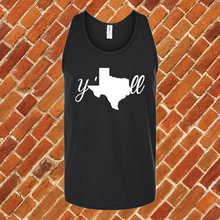 Load image into Gallery viewer, Texas Y'all Unisex Tank Top