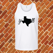 Load image into Gallery viewer, Texas Y'all Unisex Tank Top