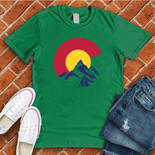 Load image into Gallery viewer, Colorado Flag in Mountains Tee