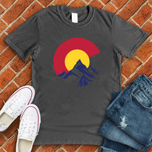 Load image into Gallery viewer, Colorado Flag in Mountains Tee