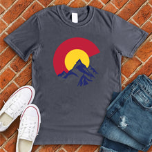 Load image into Gallery viewer, Colorado Flag in Mountains Tee