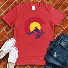Load image into Gallery viewer, Colorado Flag in Mountains Tee